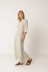 LONG LINEN SKIRT