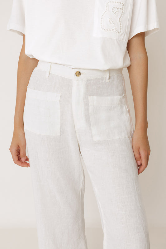 FLOWY LINEN PANT 5