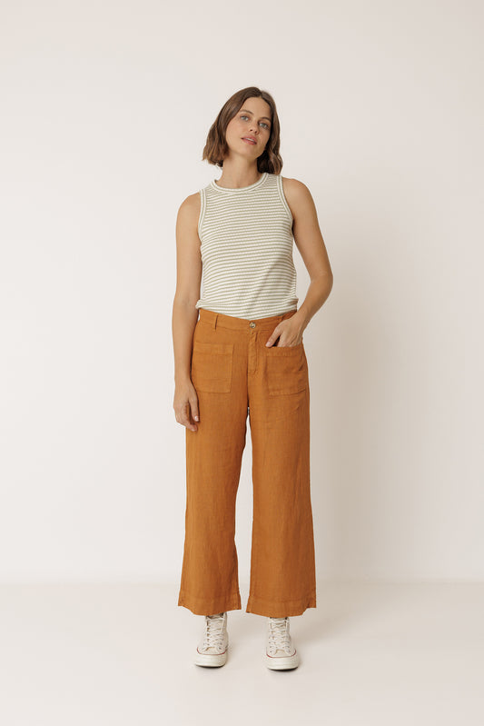 FLOWY LINEN PANT 3