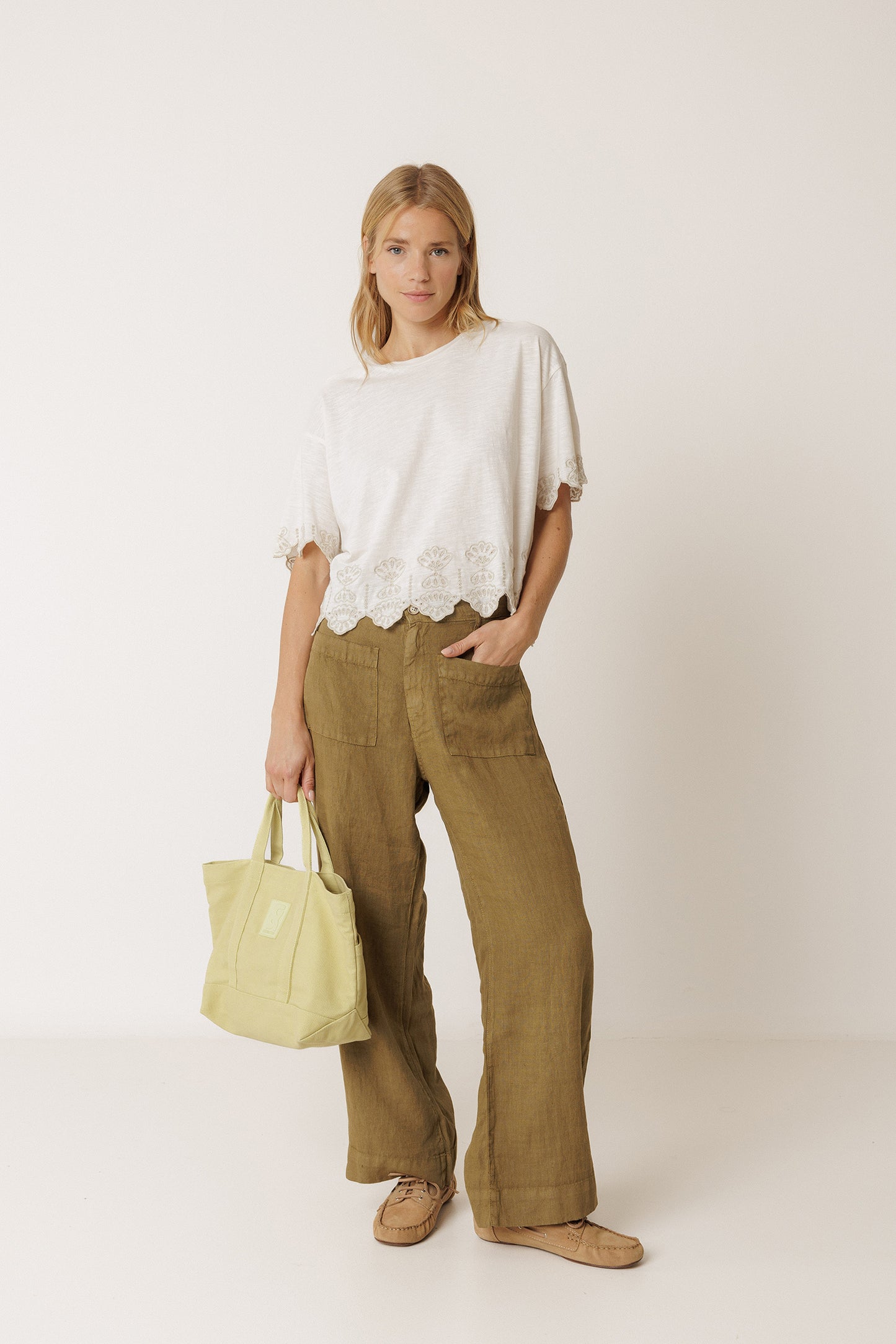 FLOWY LINEN PANT