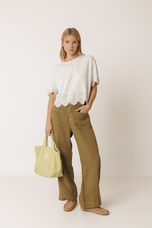FLOWY LINEN PANT 1