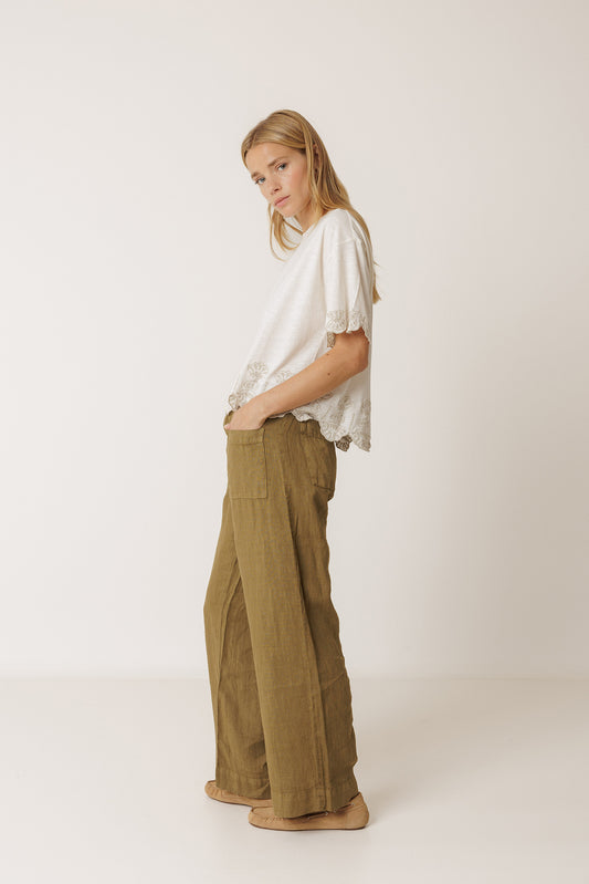 FLOWY LINEN PANT 2