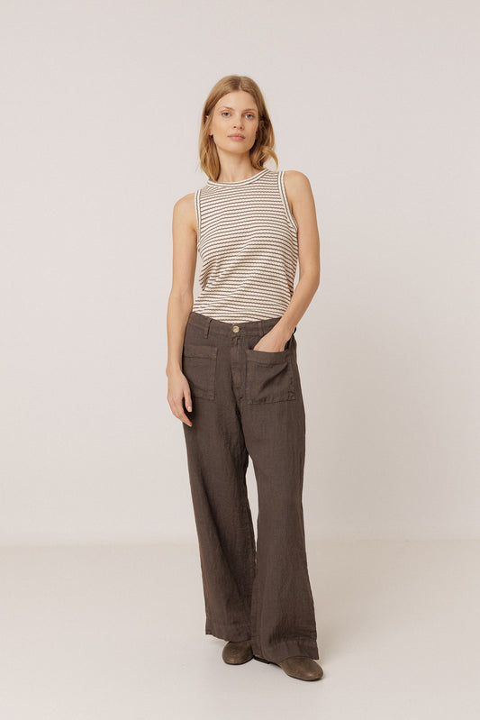 FLOWY LINEN PANT 1
