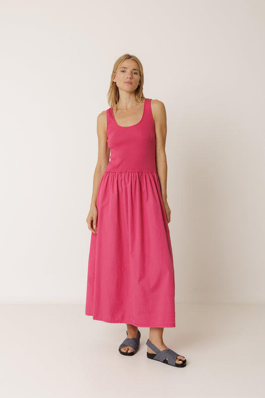 COMBINATION POPLIN DRESS 1