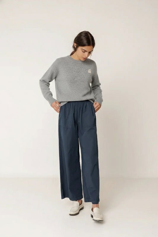 STRAIGHT POPLIN PANT 1