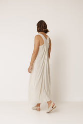 CREPE MAXI DRESS
