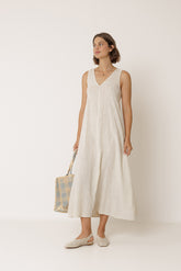 CREPE MAXI DRESS