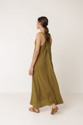 CREPE MAXI DRESS
