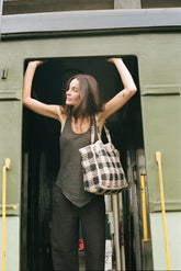 LINEN TOP WITH ASYMMETRICAL HEM