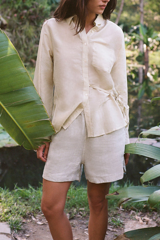 LINEN SHORT 4