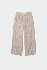 STRIPED LINEN PANTS