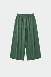 STRIPED LINEN PANTS