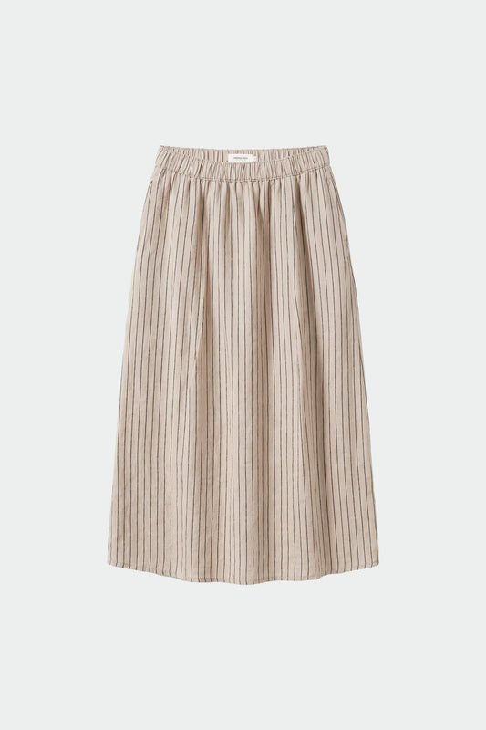STRIPED LINEN SKIRT 3