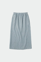 STRIPED LINEN SKIRT