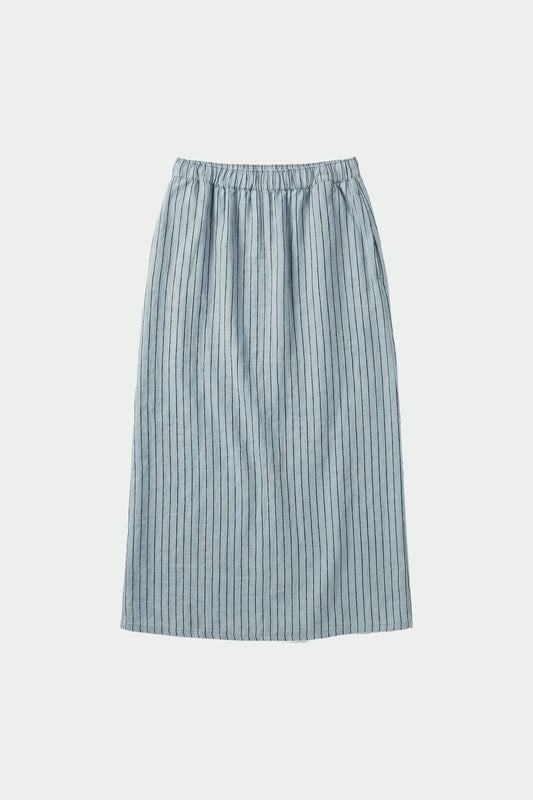 STRIPED LINEN SKIRT 5