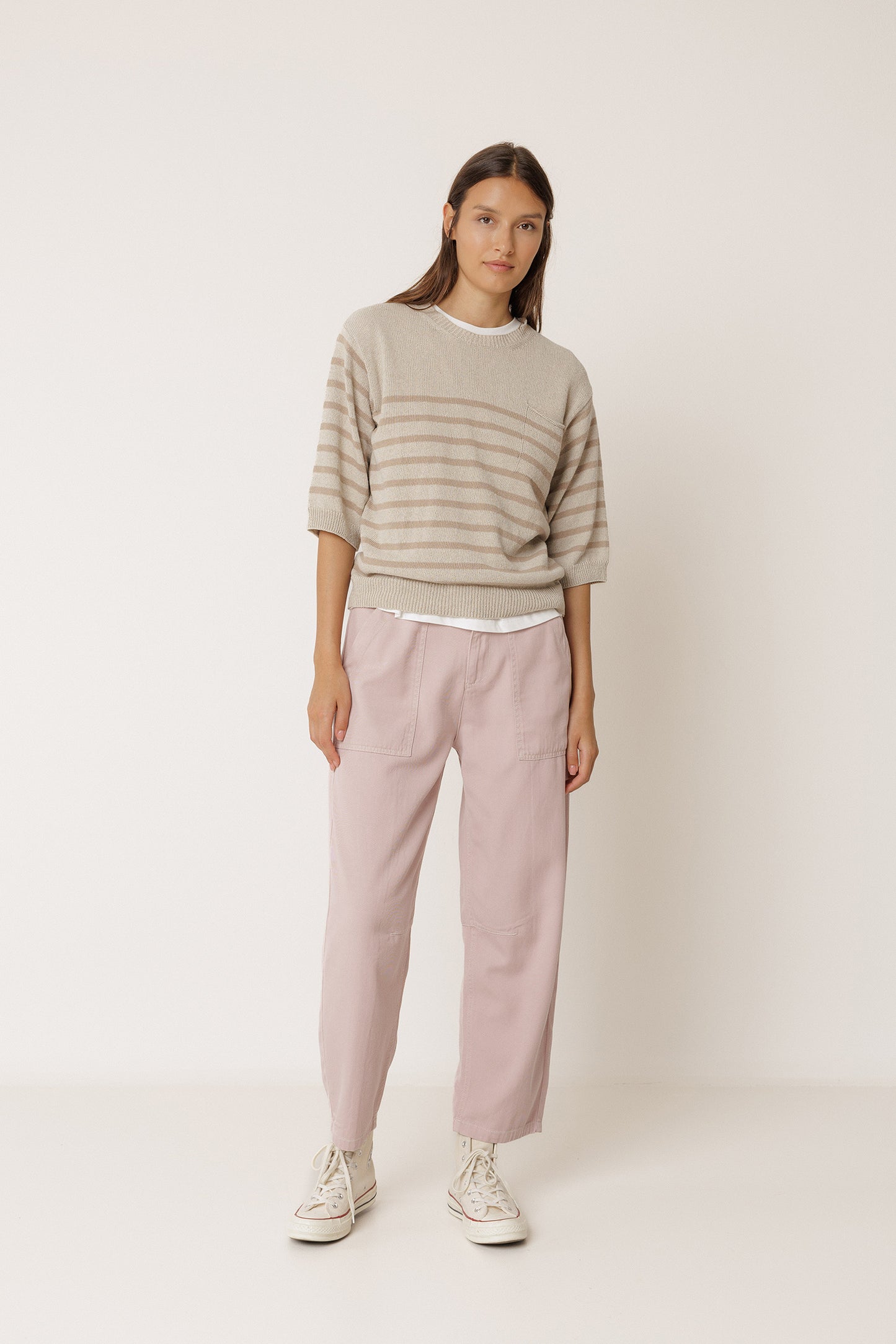 SAILOR-STRIPE SWEATER