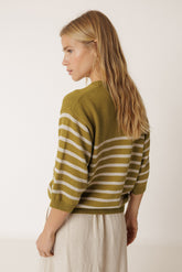 SAILOR-STRIPE SWEATER