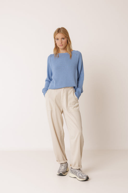 BASIC LOOSE-KNIT SWEATER 2