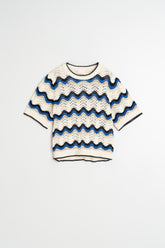 ZIG-ZAG CROCHET SWEATER