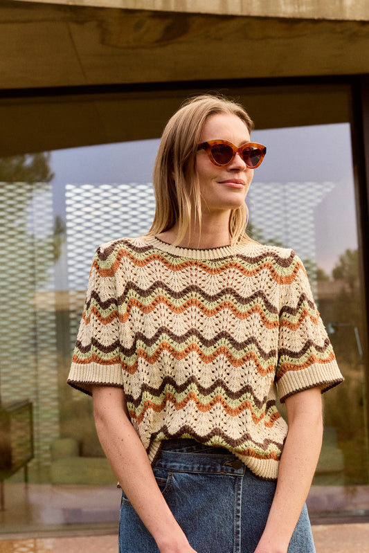 ZIG-ZAG CROCHET SWEATER 1