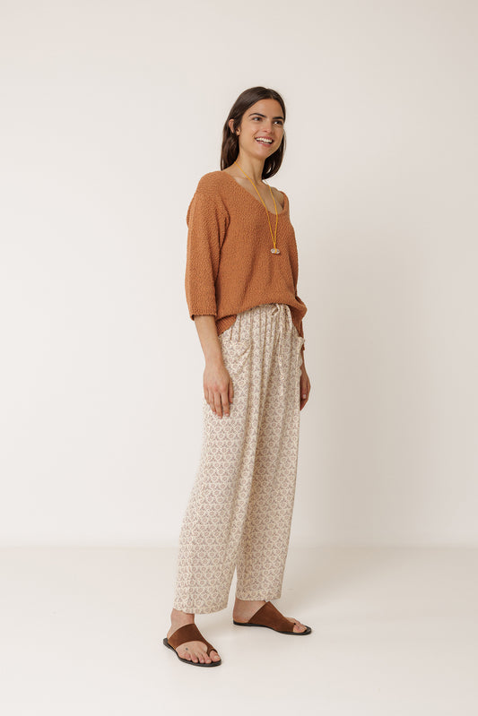 ORGANIC COTTON BOUCLÉ SWEATER 1