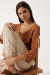 ORGANIC COTTON BOUCLÉ SWEATER