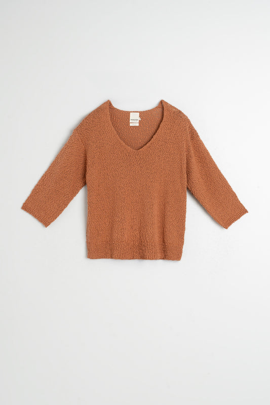ORGANIC COTTON BOUCLÉ SWEATER 5