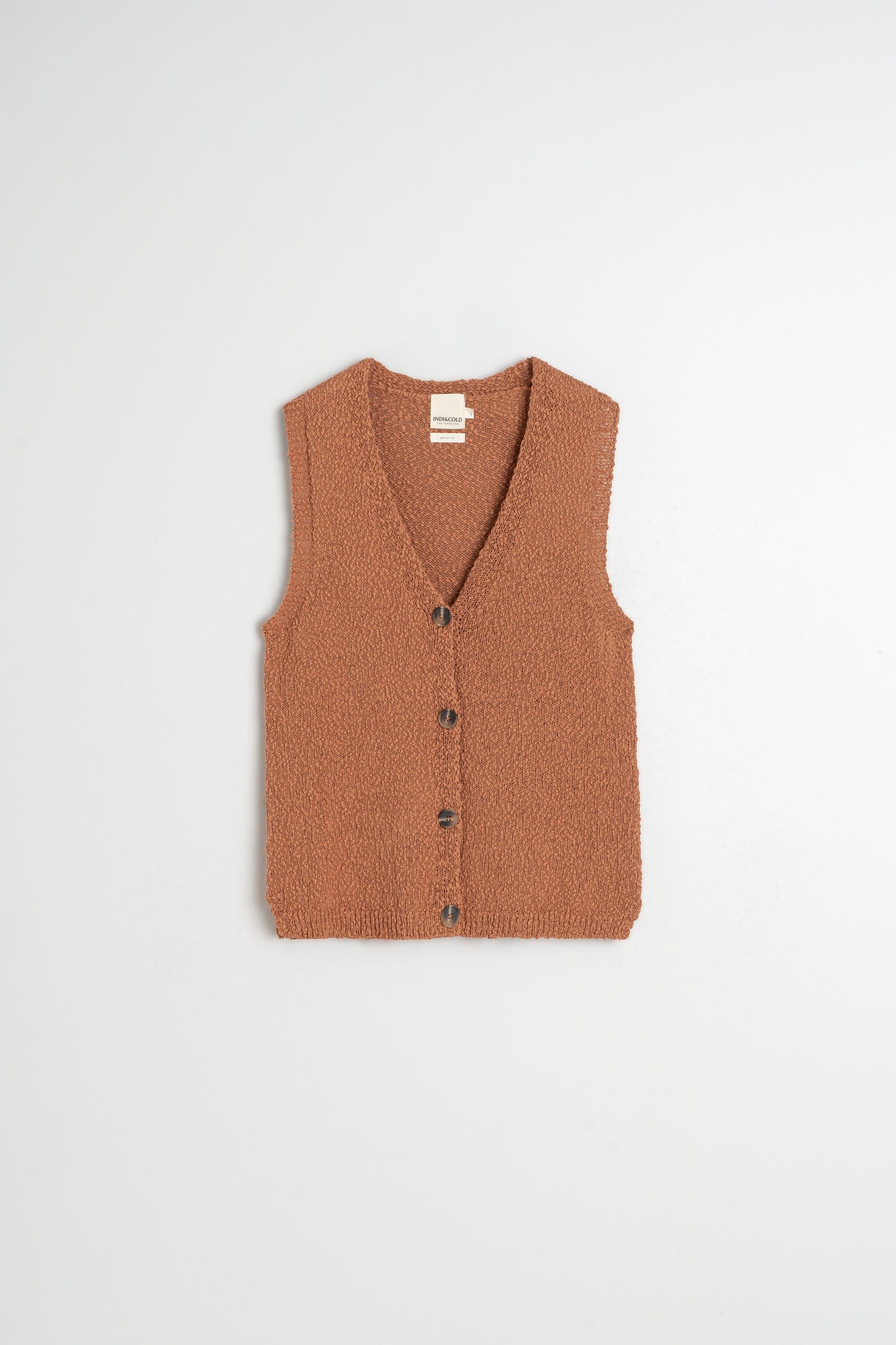 ORGANIC COTTON BOUCLÉ VEST