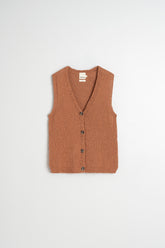 ORGANIC COTTON BOUCLÉ VEST