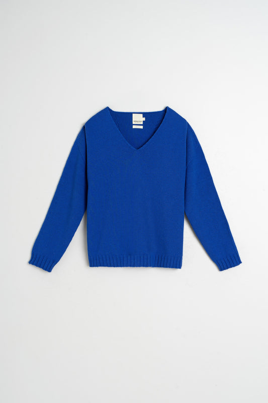 PLUNGE-NECK SWEATER 4