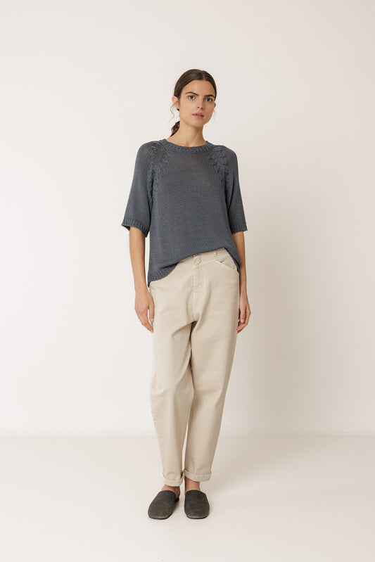 RIBBON-STITCH SWEATER 2