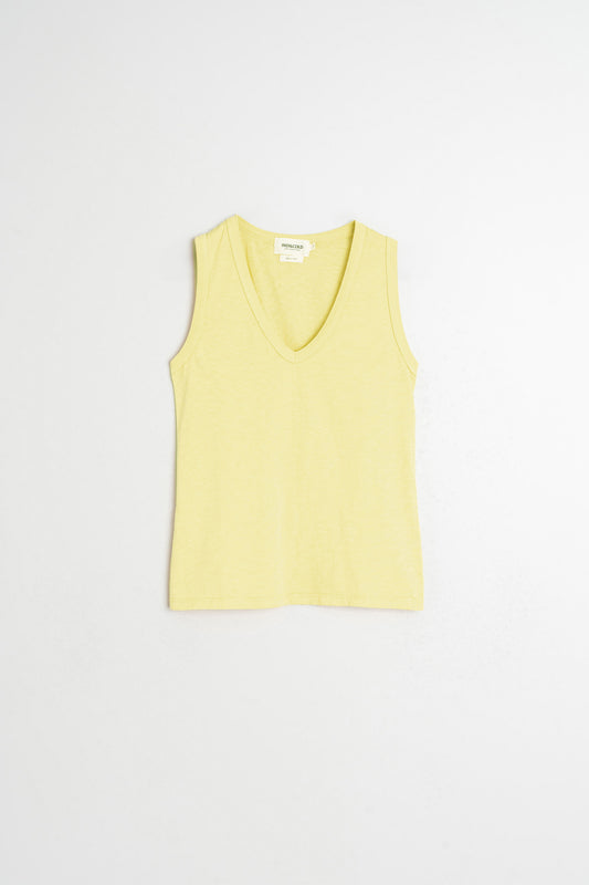 STRAPPY SLUB TEE 3