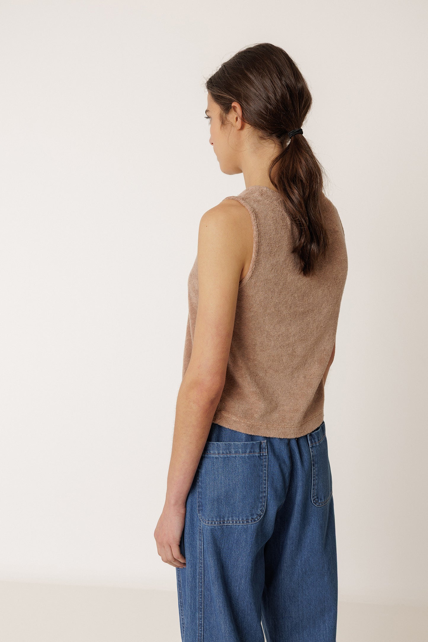 TERRYCLOTH CROP TOP