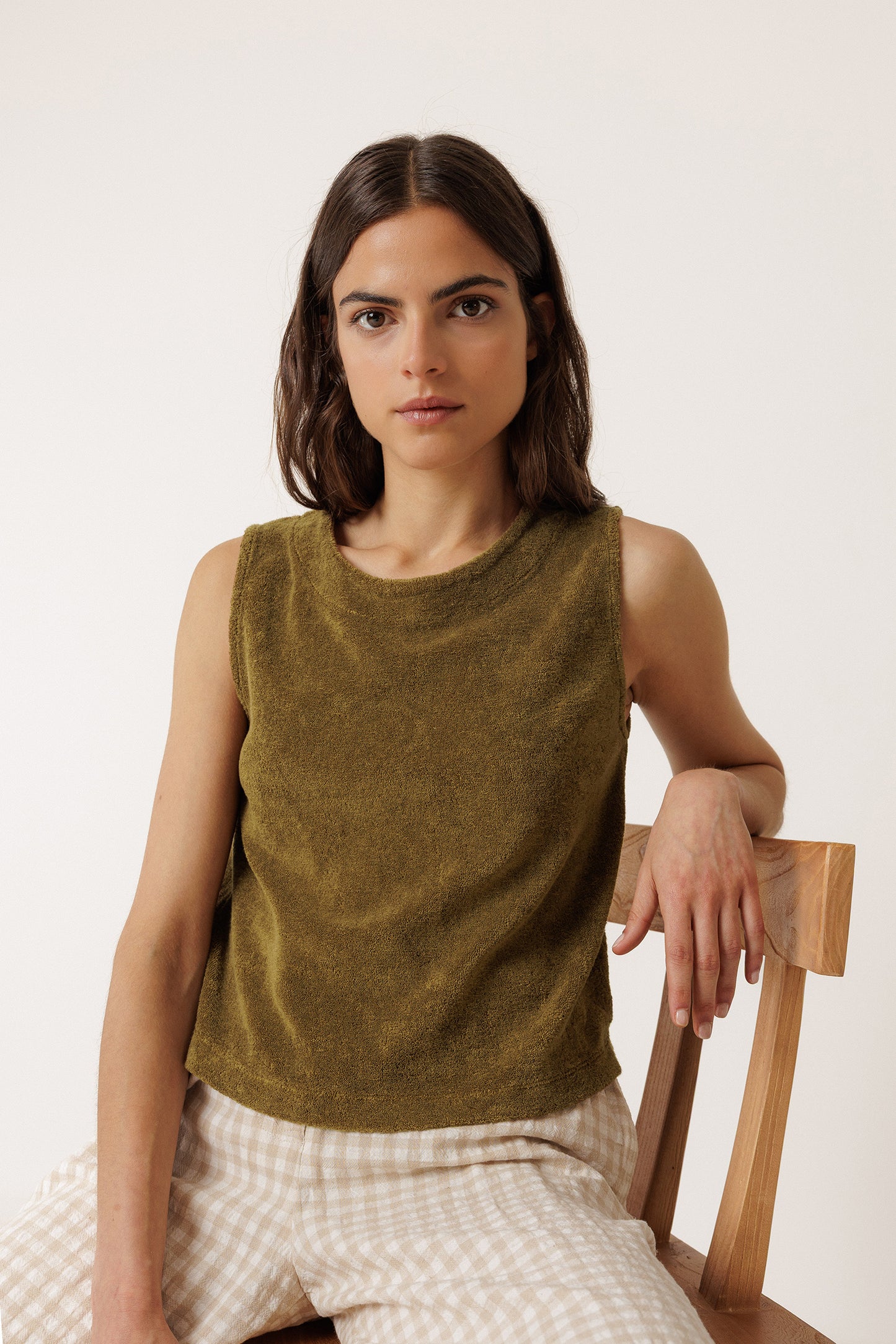 TERRYCLOTH CROP TOP
