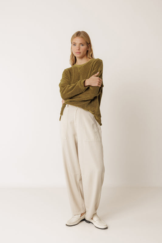 LARA TERRYCLOTH SWEATSHIRT 4