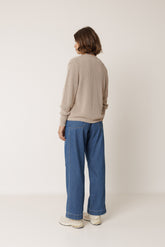 HALF-CARDIGAN JACKET