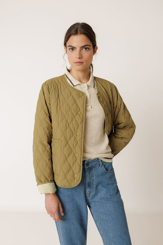 REVERSIBLE QUILTED COAT 1