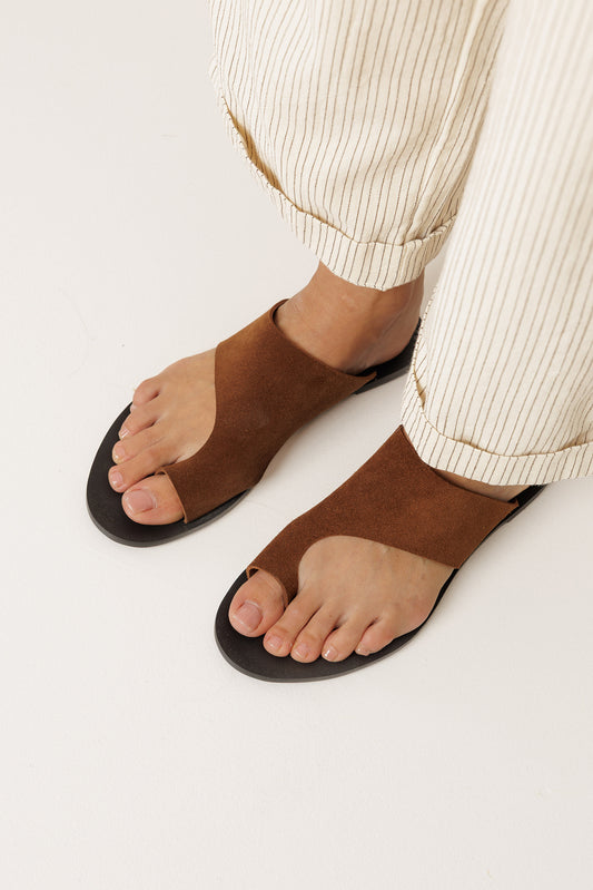 SUEDE LEATHER SANDALS 1