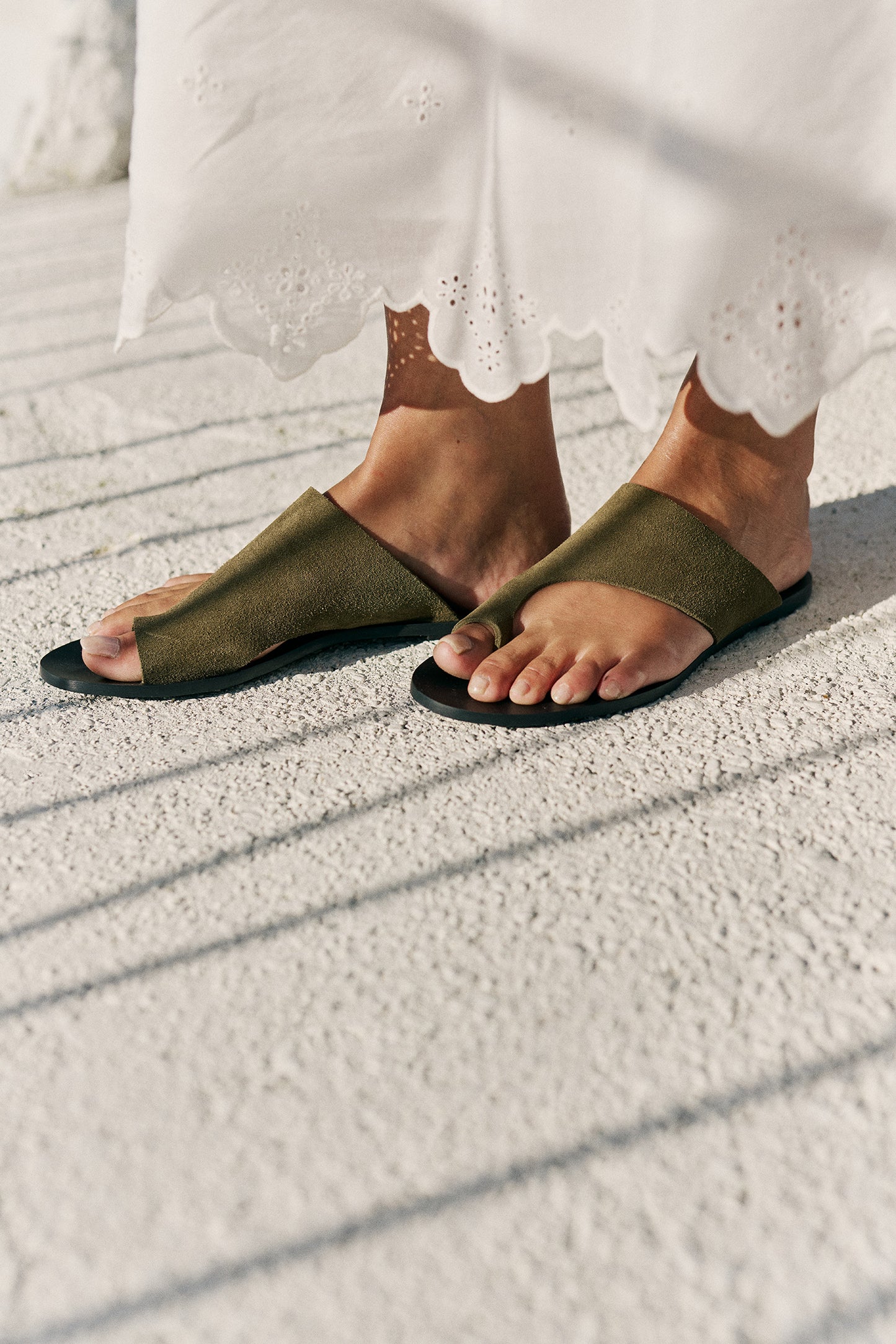 SUEDE LEATHER SANDALS