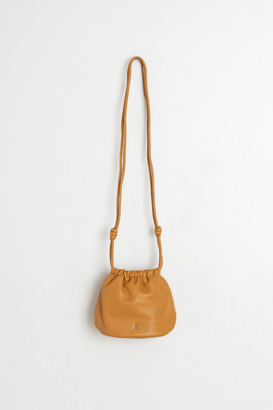 RUCHED LEATHER BAG 4