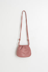 RUCHED LEATHER BAG