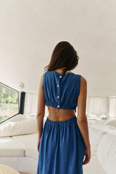 EMBROIDERED-DETAIL DRESS