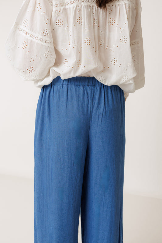 EMBROIDERED-HEM PANT 3