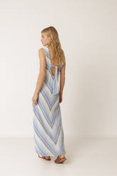 STRIPED MAXI DRESS