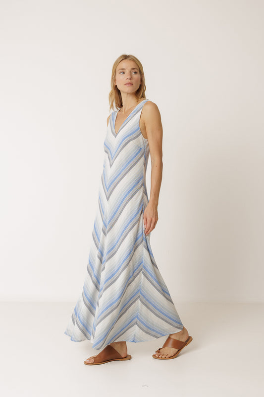 STRIPED MAXI DRESS 2