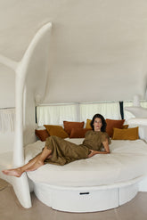 SCHIFFLI EMBROIDERY MAXI DRESS