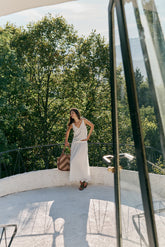 EMBROIDERED MIDI SKIRT