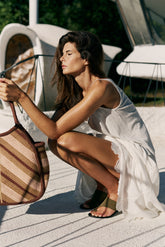 EMBROIDERED MIDI SKIRT