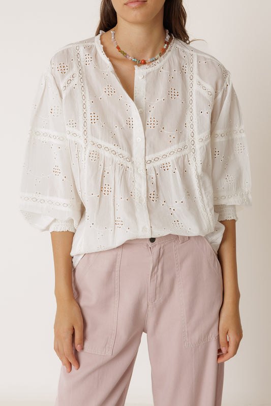 SHIRT WITH SCHIFFLI EMBROIDERY 3