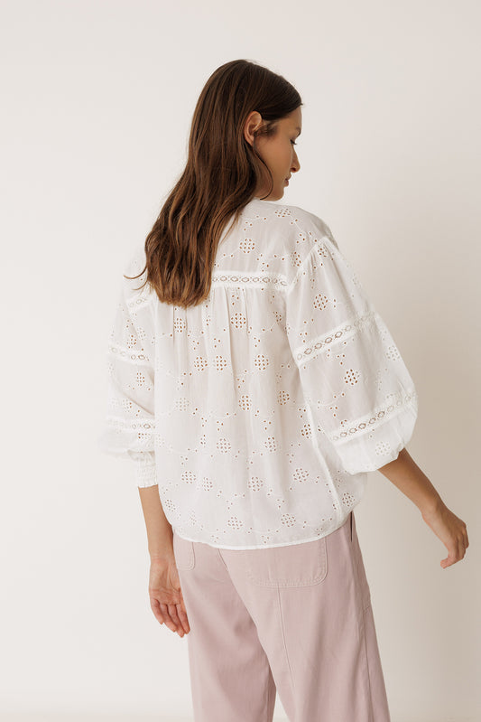 SHIRT WITH SCHIFFLI EMBROIDERY 4